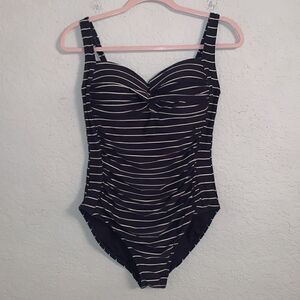Bond - eye Australia Swimsuit One Piece Striped Niptuck Size 8